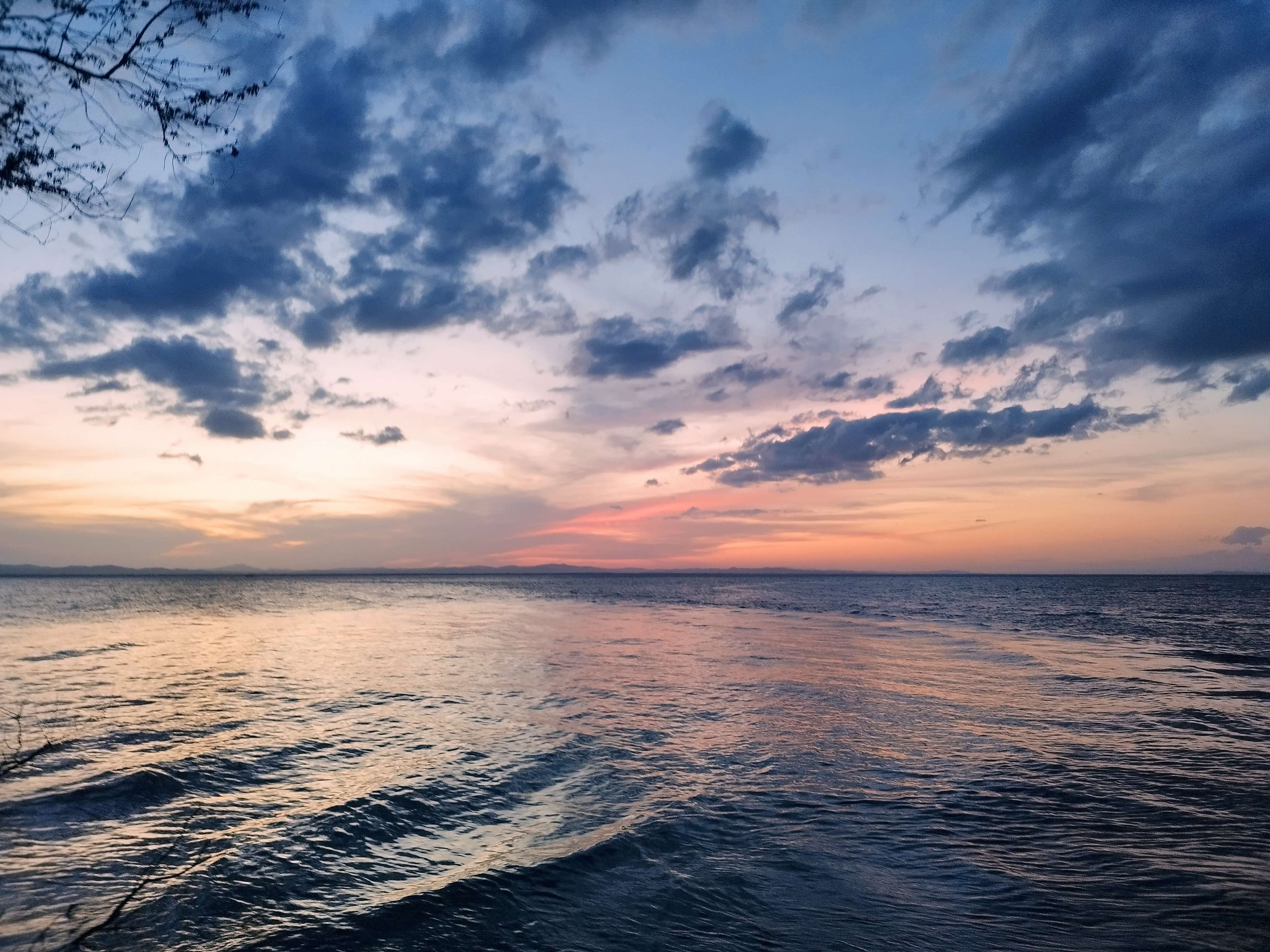sea at dusk